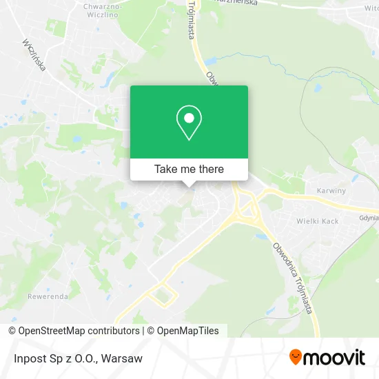 Inpost Sp z O.O. map