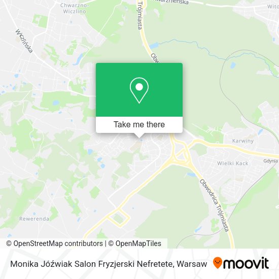 Monika Jóźwiak Salon Fryzjerski Nefretete map