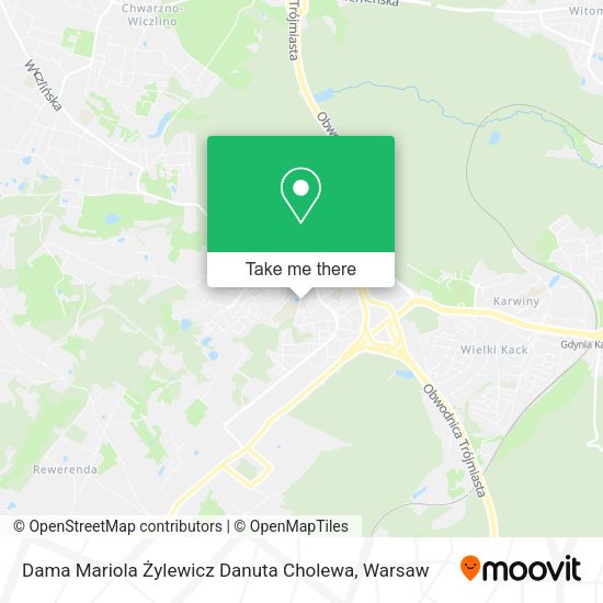 Dama Mariola Żylewicz Danuta Cholewa map