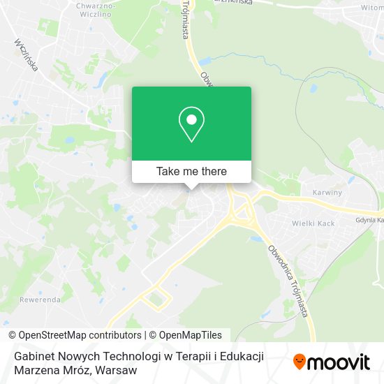 Gabinet Nowych Technologi w Terapii i Edukacji Marzena Mróz map