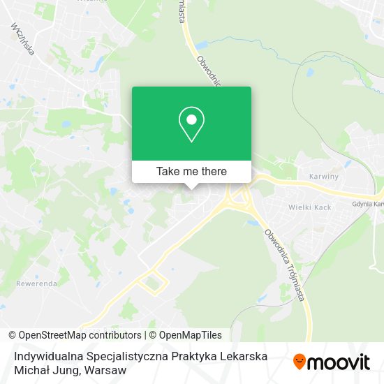 Indywidualna Specjalistyczna Praktyka Lekarska Michał Jung map