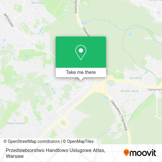 Карта Przedsiebiorstwo Handlowo Uslugowe Atlas