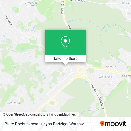 Biuro Rachunkowe Lucyna Badziąg map