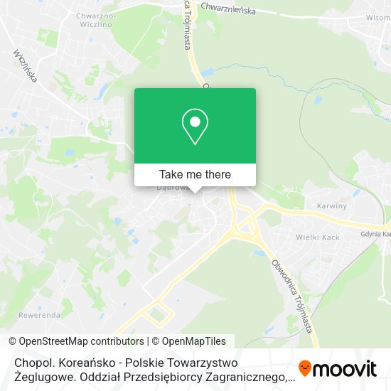 Chopol. Koreańsko - Polskie Towarzystwo Żeglugowe. Oddział Przedsiębiorcy Zagranicznego map