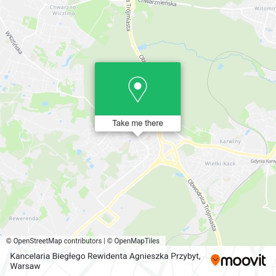 Kancelaria Biegłego Rewidenta Agnieszka Przybyt map