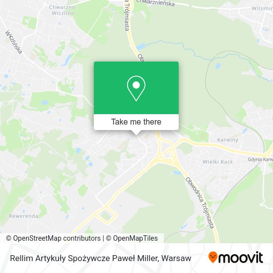 Rellim Artykuły Spożywcze Paweł Miller map