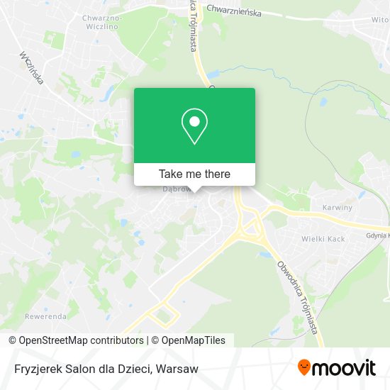 Fryzjerek Salon dla Dzieci map