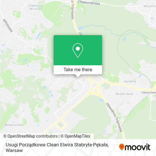 Usugi Porządkowe Clean Elwira Stabryła-Pękała map