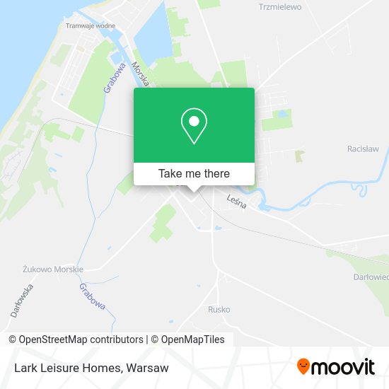 Lark Leisure Homes map