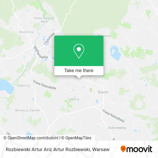 Rozbiewski Artur Ariz Artur Rozbiewski map