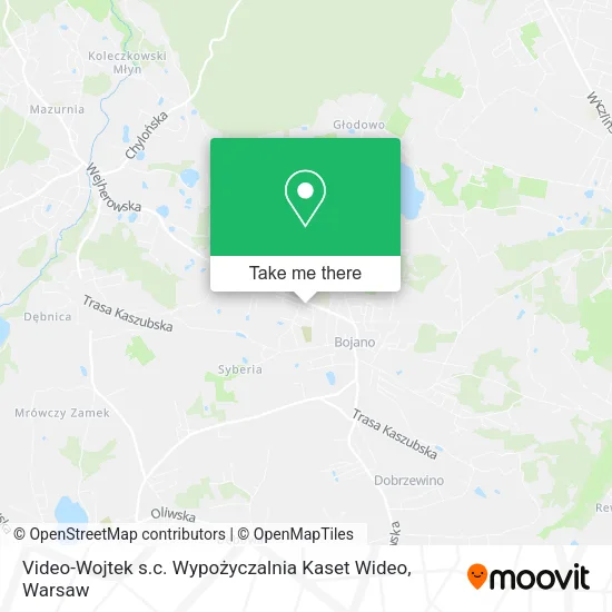 Video-Wojtek s.c. Wypożyczalnia Kaset Wideo map