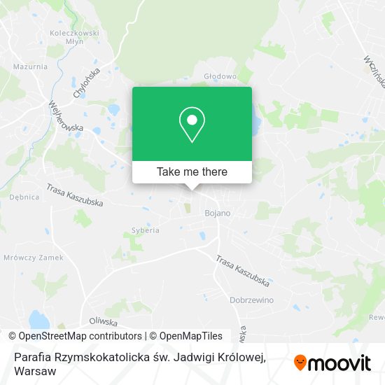 Parafia Rzymskokatolicka św. Jadwigi Królowej map