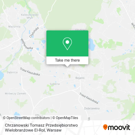 Chrzanowski Tomasz Przedsiębiorstwo Wielobranżowe El-Rol map