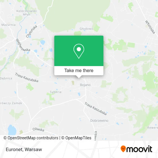 Euronet map