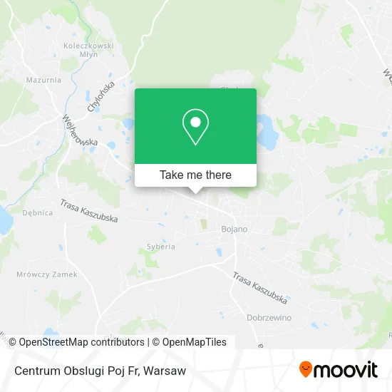 Centrum Obslugi Poj Fr map