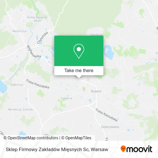 Sklep Firmowy Zakładów Mięsnych Sc map