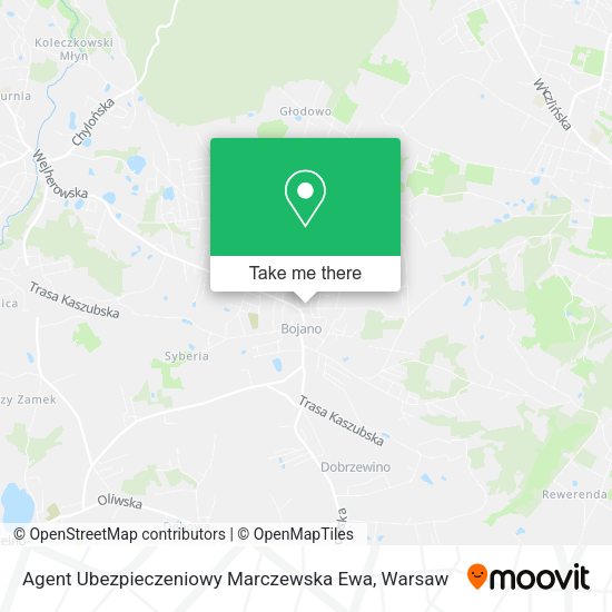 Agent Ubezpieczeniowy Marczewska Ewa map