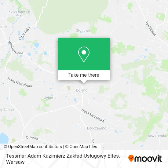 Tessmar Adam Kazimierz Zakład Usługowy Eltes map