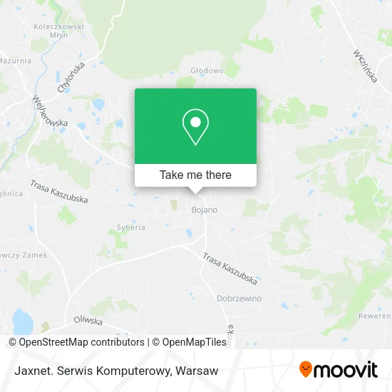 Jaxnet. Serwis Komputerowy map