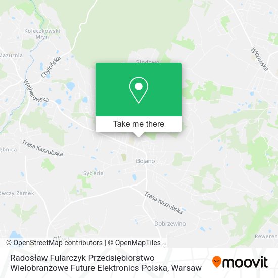 Radosław Fularczyk Przedsiębiorstwo Wielobranżowe Future Elektronics Polska map