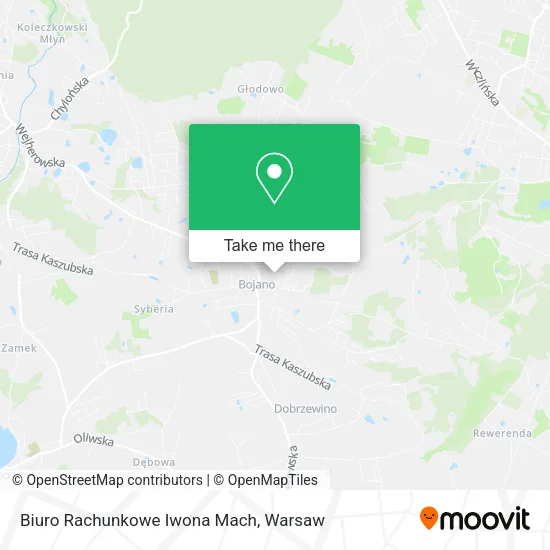 Карта Biuro Rachunkowe Iwona Mach
