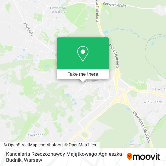 Kancelaria Rzeczoznawcy Majątkowego Agnieszka Budnik map