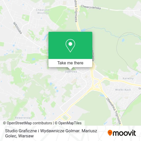 Studio Graficzne i Wydawnicze Golmar. Mariusz Golec map