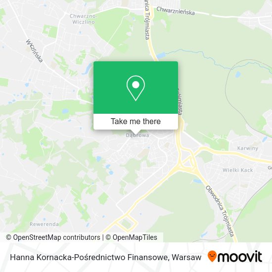 Hanna Kornacka-Pośrednictwo Finansowe map