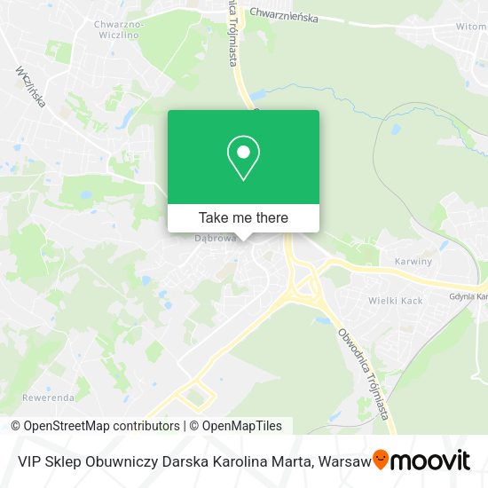 VIP Sklep Obuwniczy Darska Karolina Marta map