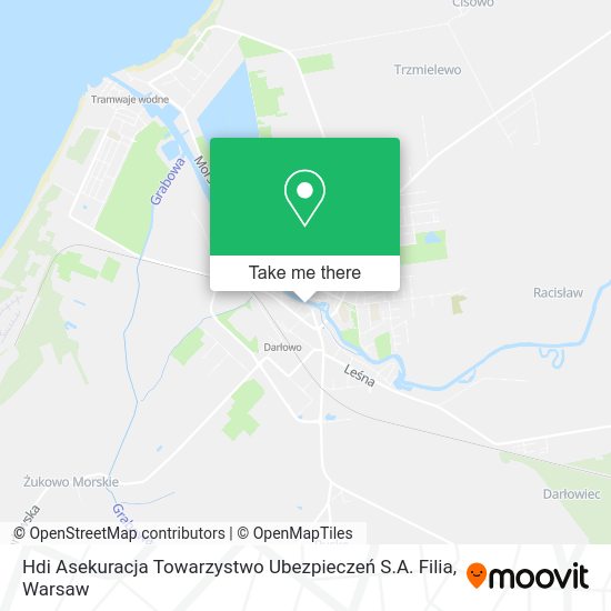 Hdi Asekuracja Towarzystwo Ubezpieczeń S.A. Filia map