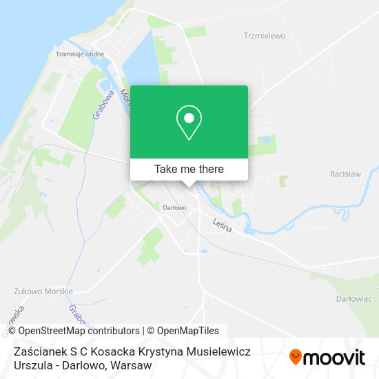 Zaścianek S C Kosacka Krystyna Musielewicz Urszula - Darlowo map