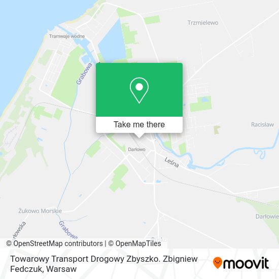 Towarowy Transport Drogowy Zbyszko. Zbigniew Fedczuk map