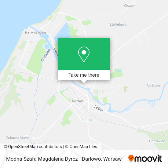 Modna Szafa Magdalena Dyrcz - Darlowo map