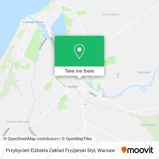 Przybycień Elżbieta Zakład Fryzjerski Styl map