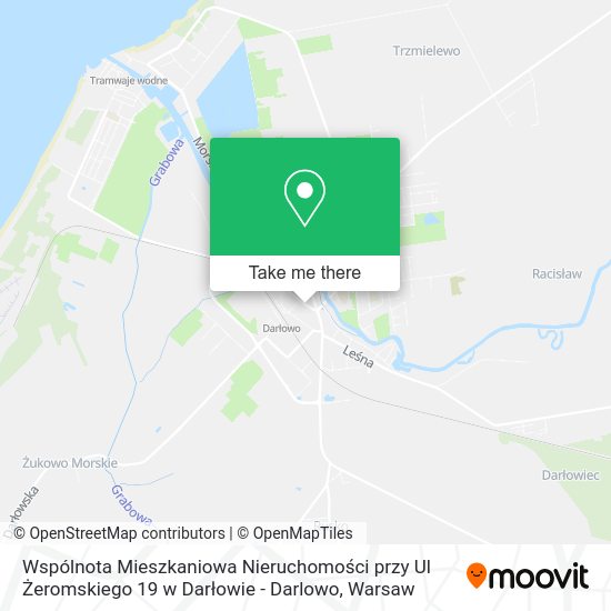 Wspólnota Mieszkaniowa Nieruchomości przy Ul Żeromskiego 19 w Darłowie - Darlowo map