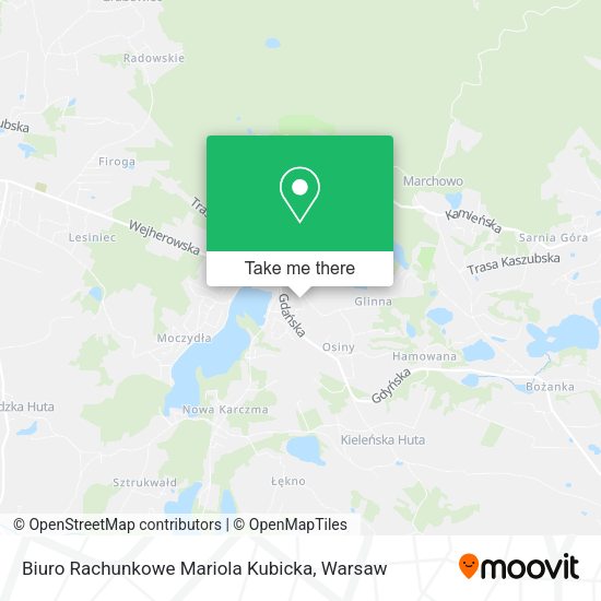 Biuro Rachunkowe Mariola Kubicka map