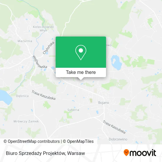 Biuro Sprzedaży Projektów map