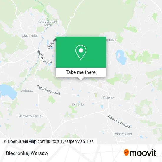 Biedronka map