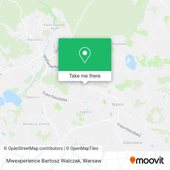 Mwexperience Bartosz Walczak map