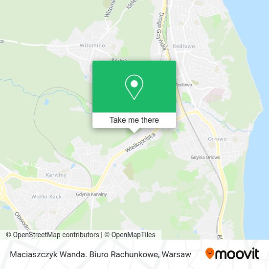 Maciaszczyk Wanda. Biuro Rachunkowe map