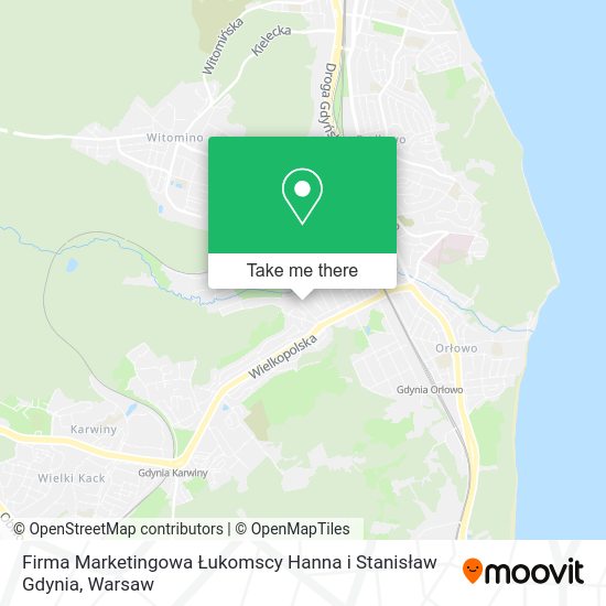 Firma Marketingowa Łukomscy Hanna i Stanisław Gdynia map