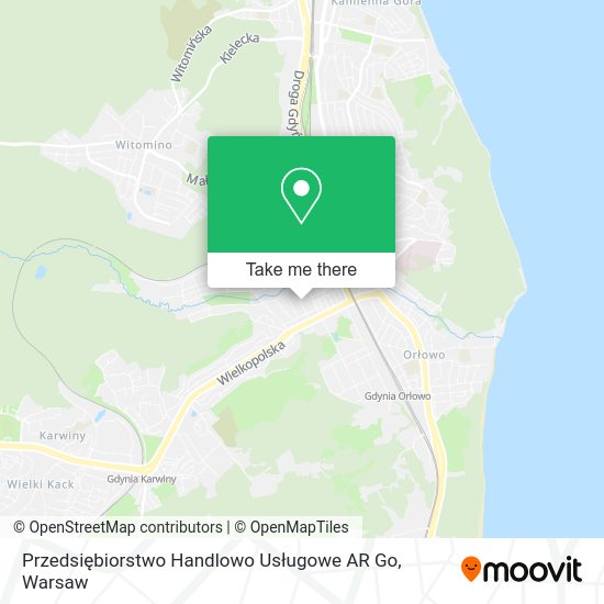 Przedsiębiorstwo Handlowo Usługowe AR Go map