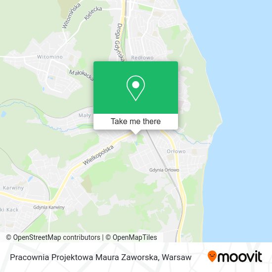 Pracownia Projektowa Maura Zaworska map