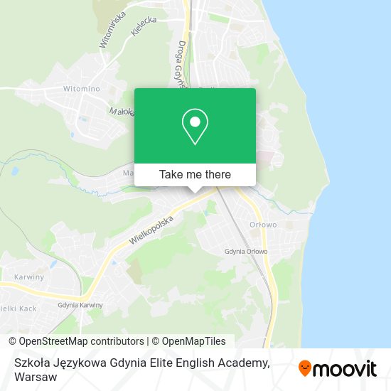 Szkoła Językowa Gdynia Elite English Academy map