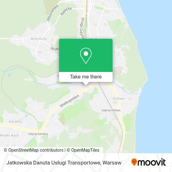 Jatkowska Danuta Usługi Transportowe map