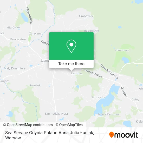 Карта Sea Service Gdynia Poland Anna Julia Łaciak