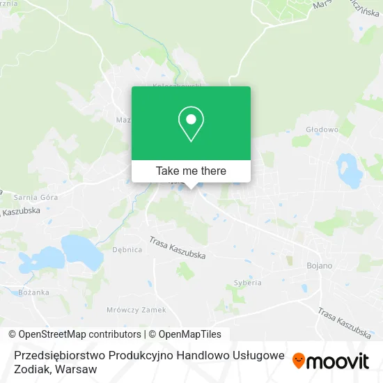 Przedsiębiorstwo Produkcyjno Handlowo Usługowe Zodiak map