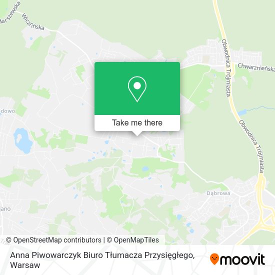 Anna Piwowarczyk Biuro Tłumacza Przysięgłego map