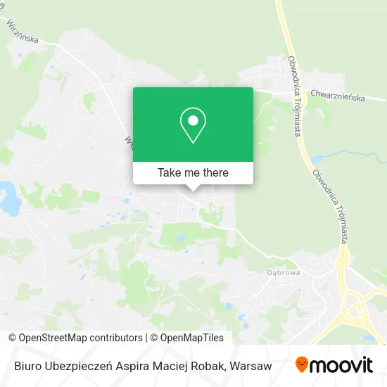 Карта Biuro Ubezpieczeń Aspira Maciej Robak