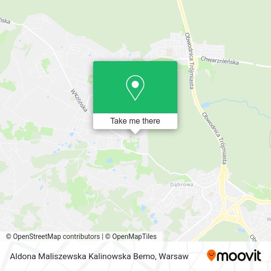 Aldona Maliszewska Kalinowska Bemo map